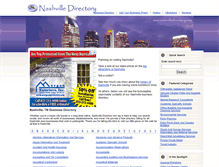 Tablet Screenshot of nashvilledirectory.org